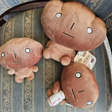 [ p146/k ] 코게빵 봉제 인형 3점 코게나카마 인형