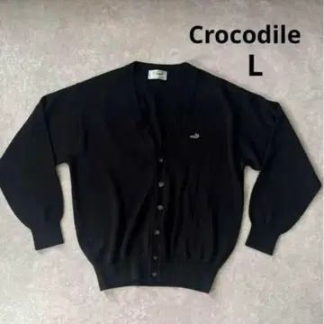 [ L ] Crocodile 크로커다일 니트 스웨터 가디건 남성용