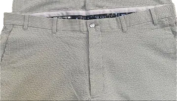 캘러웨이 시어 축구 스트라이프 패턴 캐주얼 팬츠 남성용 그린 그레이