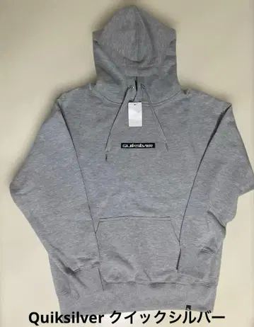 Quiksilver 그레이 후드 부착 후드티