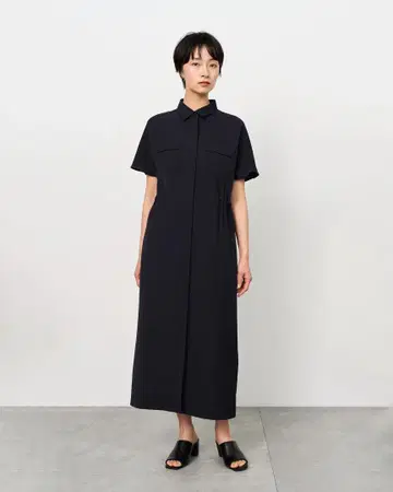 SOEJU 롱 셔츠 원피스