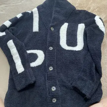 1PIU1UGUALE3 버튼 가디건 L 블랙