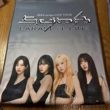 aespa 2024 슬로우건 타월 도쿄돔 공연 한정판