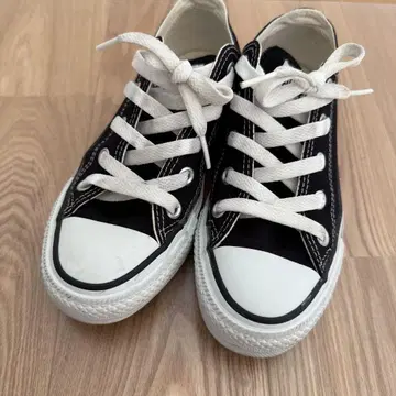 ALL STAR 블랙 스니커즈 22cm