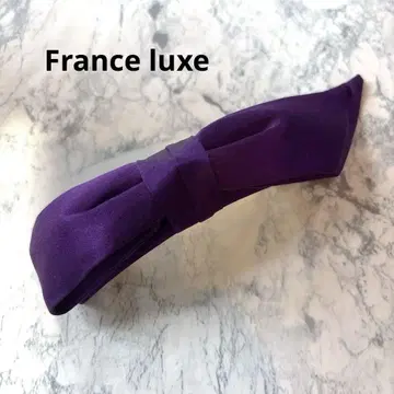 france luxe 보라색 리본형 헤어 클립