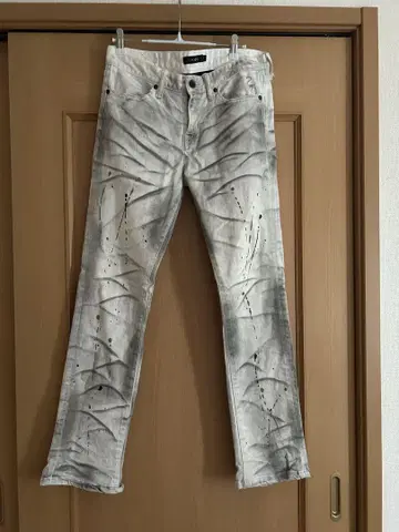 CIVARIZE / 오니히게 페인트 데님 팬츠 라메 페인트