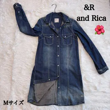 &R and Rica 데님 셔츠 원피스 M 사이즈