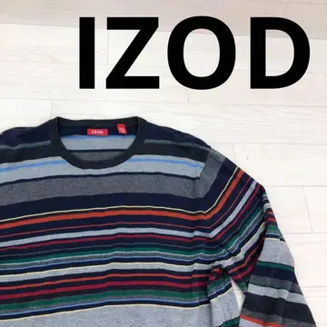 IZOD 아이조드 긴팔 코튼 니트 티셔츠