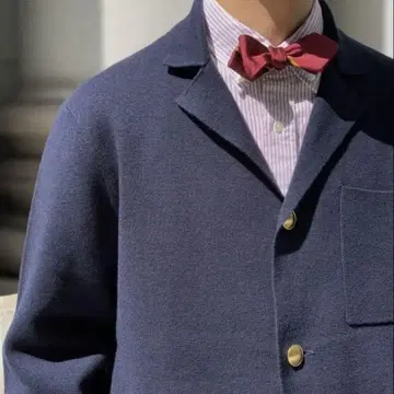 BEAMSPLUS KNIT BLAZER 네이비 블레이저 사이즈 S