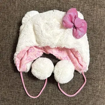 USJ 유니버셜 산리오 키티 모자 모자 꽁지 팬 모자
