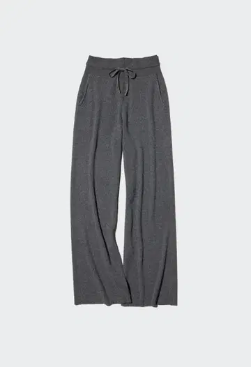 UNIQLO 워셔블 니트 리브 팬츠