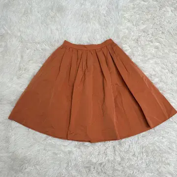 TOCCA 토카 폴리에스테르 100 플레어 스커트 오렌지