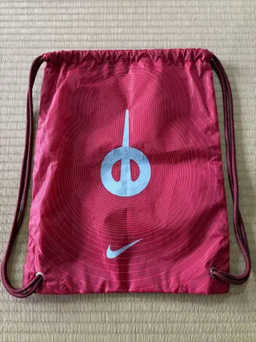 Nike Tiempo 나일론 냅색 빨간색 포켓 부착