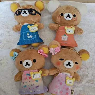 리락쿠마 봉제 인형 세트