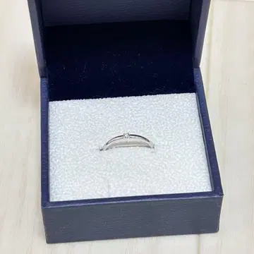 Vendome Aoyama 화이트 골드 반지 7호