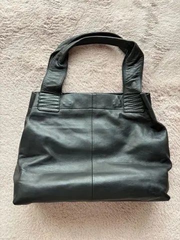 토요오카 공방 소가죽 토트 블랙