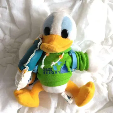 도널드 덕 마스코트 봉제 인형 키링 디즈니 도날드