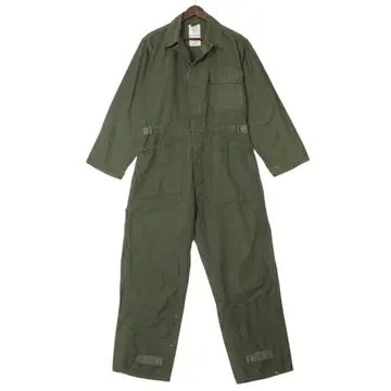 90s U.S.ARMY 코튼 새틴 올인원 작업복 미군