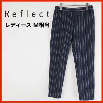 A3848 새상품급 Reflect*캐주얼 팬츠*스트레치*스트라이프*네이비