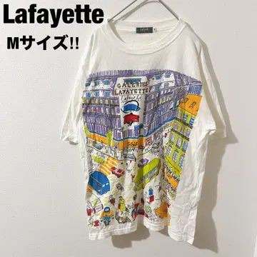 [ a2478 ] Lafayette 반팔 디자인 T셔츠 유일무이 M 코튼