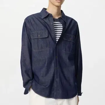 [ 미사용 ] UNIQLO JW ANDERSON 데님 셔츠 2025 L