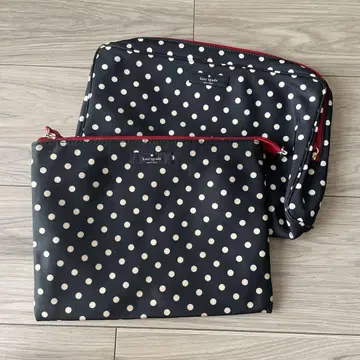 Kate Spade 도트 무늬 파우치 2세트