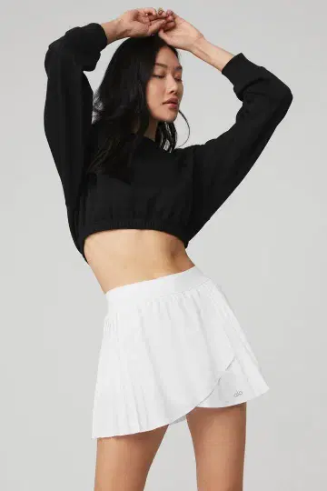 alo yoga 상의 풀오버 블랙 L