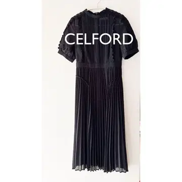CELFORD 블랙 36 사이즈 S 원피스 레이스 포멀
