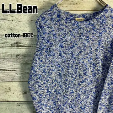 엘엘빈 코튼 니트 크루넥 멜란지 혼방 여성용 S