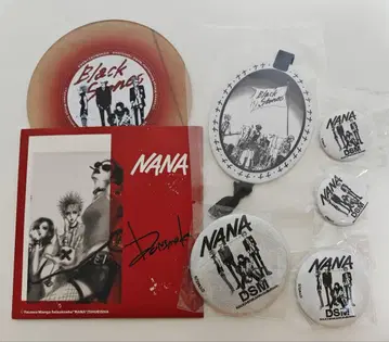 NANA black stone 캔뱃지 아로마 카드 코스터 6점