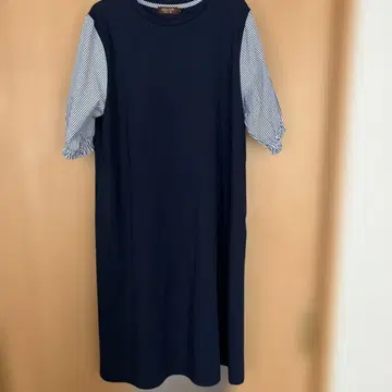 DECOY 냉감 절개 원피스 네이비 L