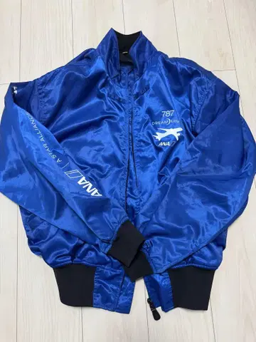 ANA 787 DREAMPUL 나일론 자켓 파랑