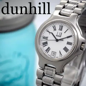 109 [새상품급] 던힐 남성용 시계 실버 화이트 데이트 클래식