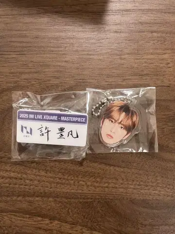INIXQUARE 캡슐 토이 허풍범 명찰 얼굴 아크릴 키링