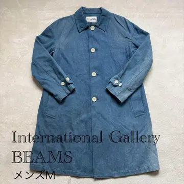 International Gallery BEAMS 데님 롱 코트