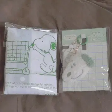 스누피 SNOOPY 레지봉투풍 에코백 참 훼미리마트 한정판1
