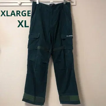 XLARGE 엑스라지 카고 팬츠 XL 그린 커스텀 벨트 그린