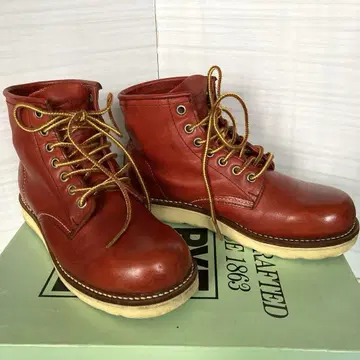 FRYE 플라이 여성용 워크 부츠 레드 브라운 23.5cm