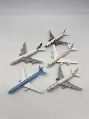 No29 비행기 모형 정크 5점 묶음 판매 작은 흠집 끈적임 있음