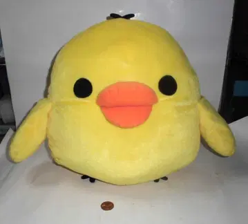 리락쿠마 키이로이토리 봉제 인형 XL 택 포함 큰 사이즈 폭 약 45cm