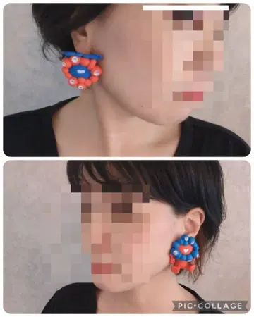 오사카 만박 미야쿠미야쿠의 비대칭 귀찌
