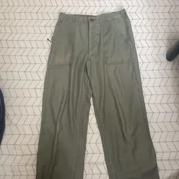 [레어] 60s US.ARMY 베이커 팬츠 미군 빈티지 w34
