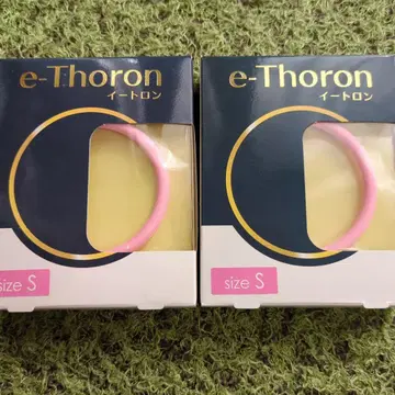 e-Thoron 팔찌 사이즈 S 핑크 2개 세트