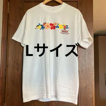 크리스피 크림 도넛 마우이섬 한정판 반팔 T셔츠 L 화이트