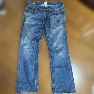 부츠컷 데님 블루