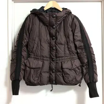00s MARITHE FRANCOIS GIRBAUD 다운 브라운 겨울 M