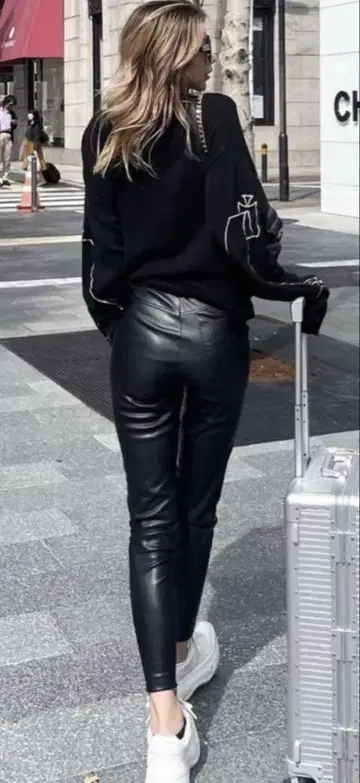 디안테 가죽 데님