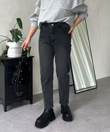 prose verse PM 사이즈 momo 스트레치 테이퍼드 데님
