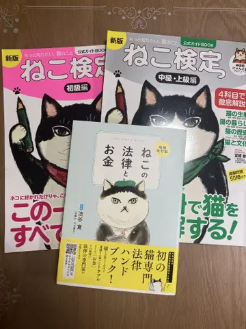 고양이 검정 초급 중급 상급편 등 세트