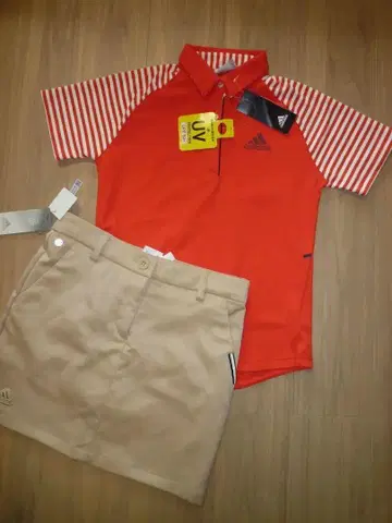 [ 새상품 M ] adidas 아디다스 골프 셋업 스커트&셔츠